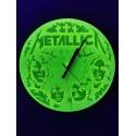 ساعت دیواری بلک لایت مدل متالیکا