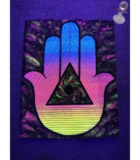 بک دراپ بلک لایت هنر دست