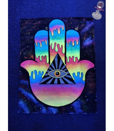 بک دراپ بلک لایت هنر دست