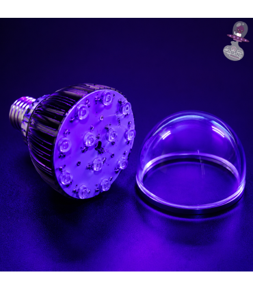 لامپ بلک لایت 12 وات حبابی پایه E27 UV